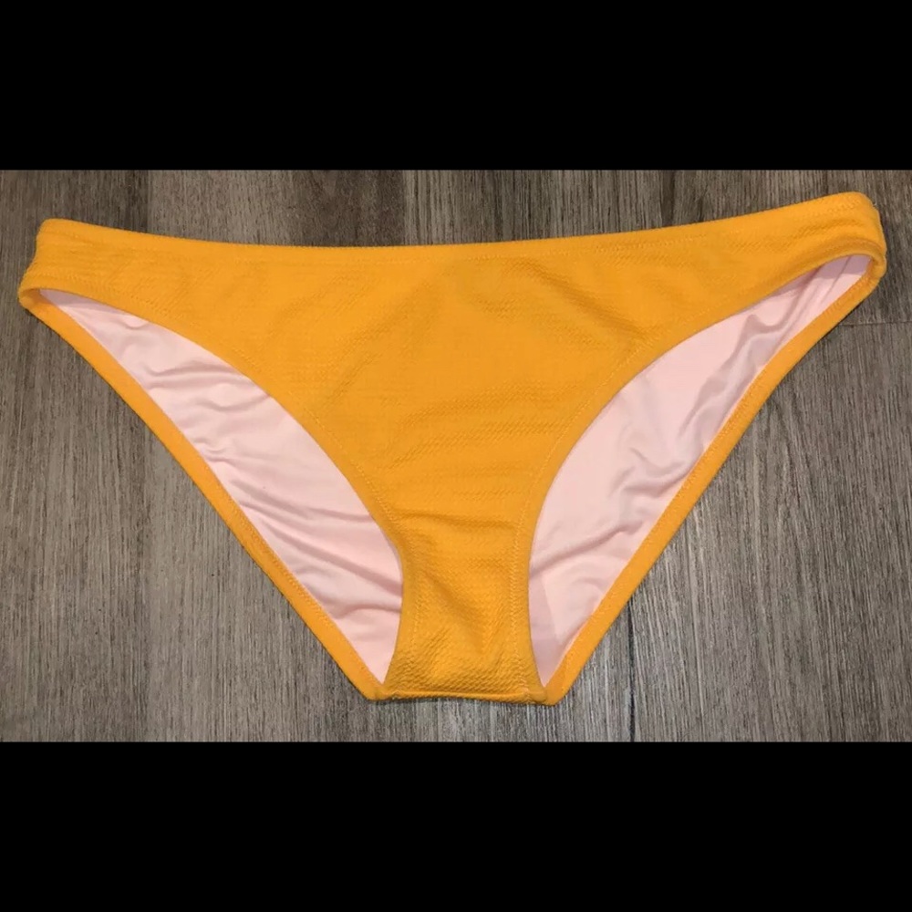 Shade & Shore Bikini Bottom Yellow Cheeky Swim